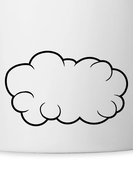 Speech Bubble Cloud Design