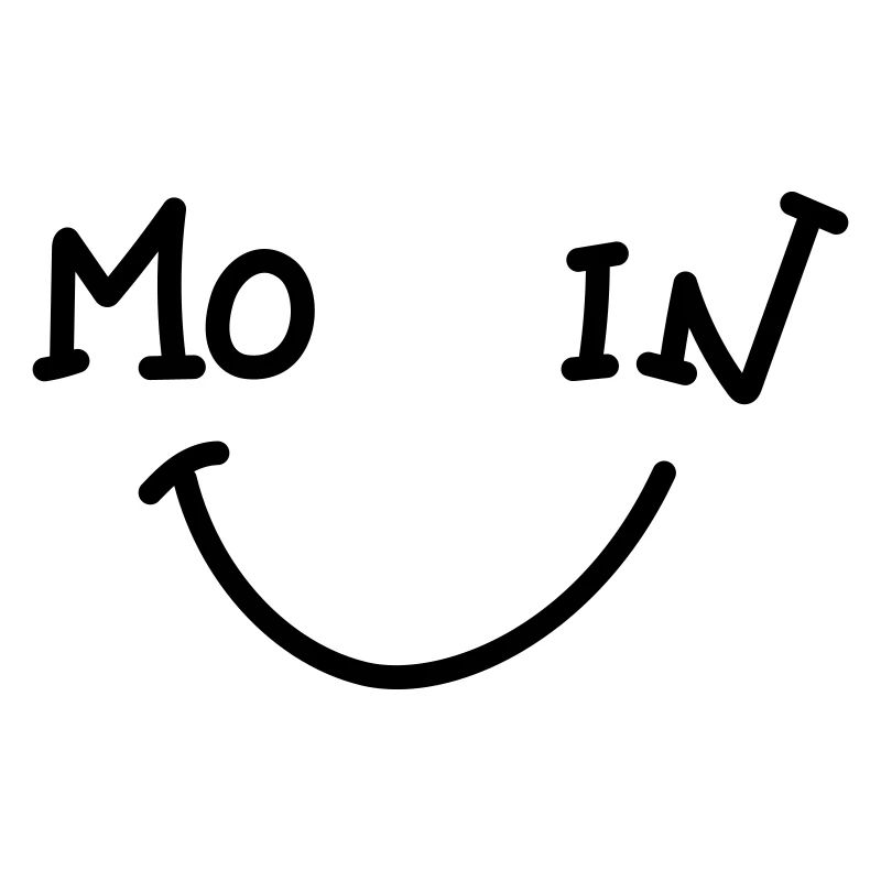 Lächelnder Moin Moment