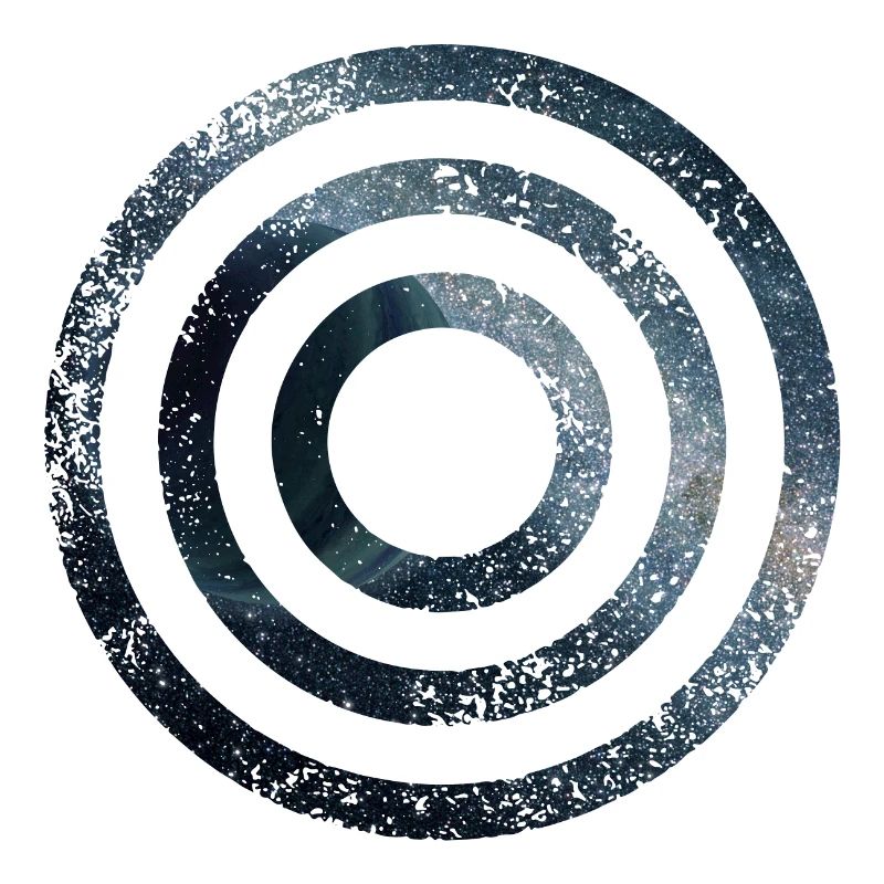 SPACE CIRCLES CIRCLES GRUNGE