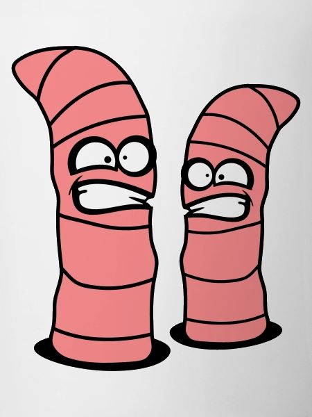 2 crazy worms