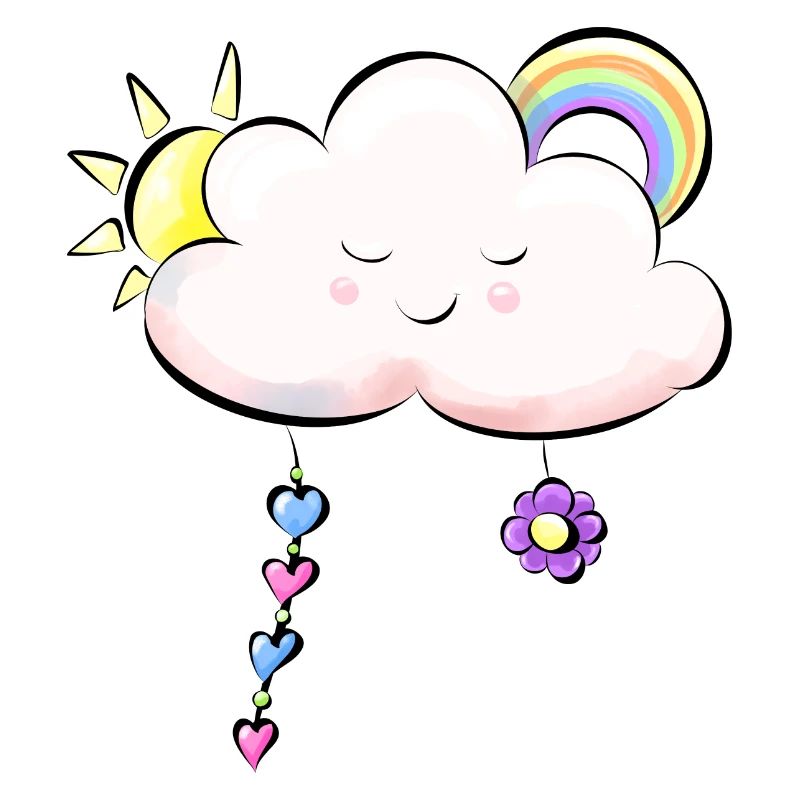pink clouds