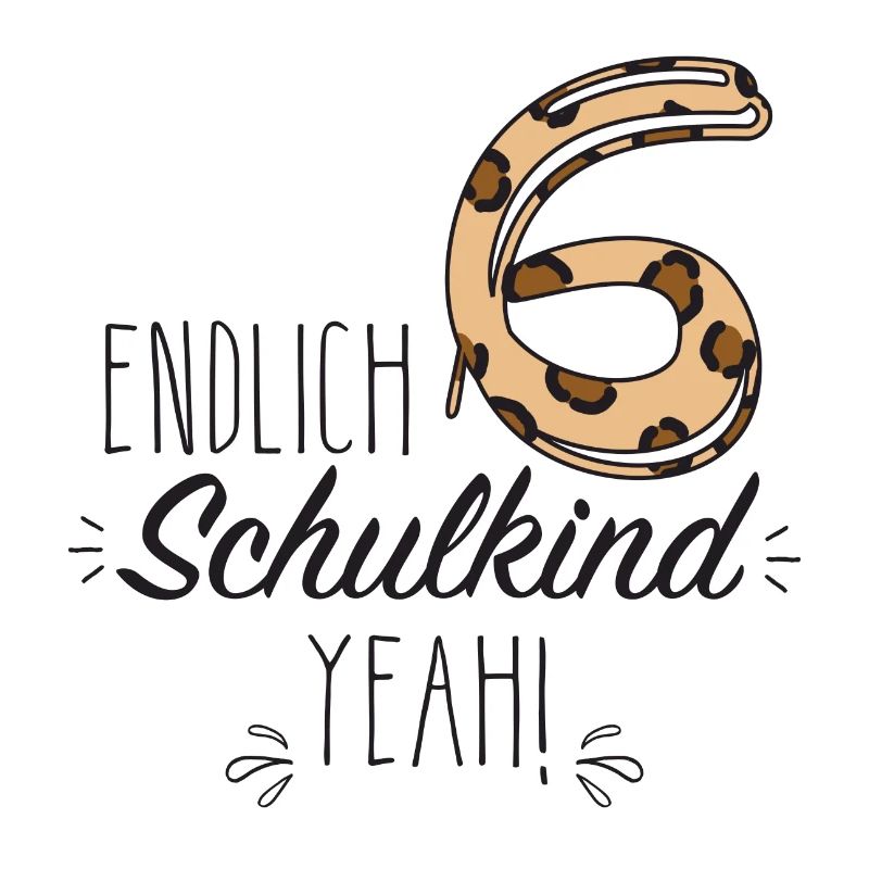 Endlich 6 Schulkind yeah