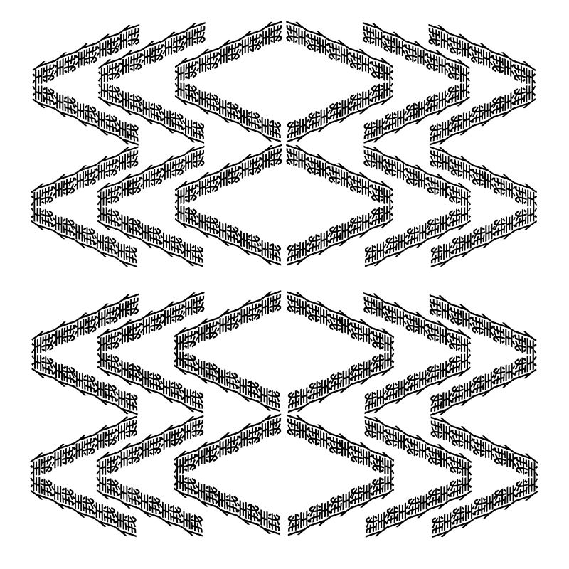 Zigzag pattern