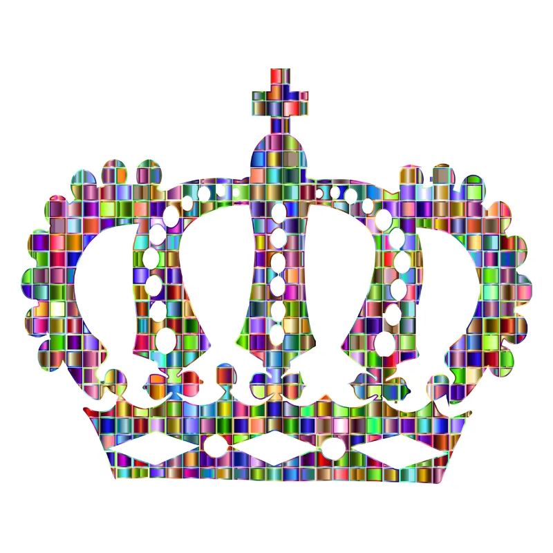 Rainbow Colorful Crown