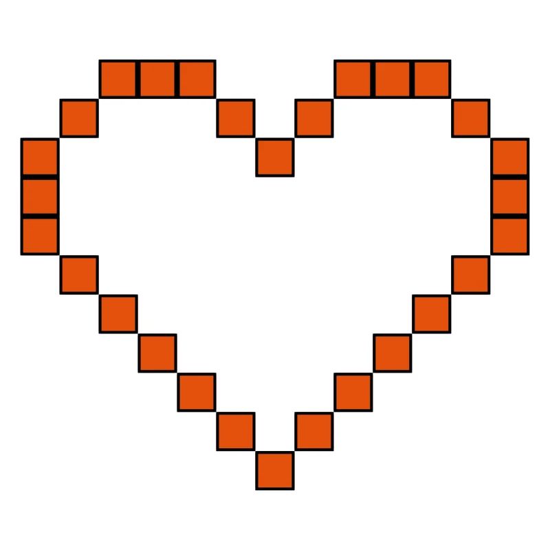 8 bits coeur 01