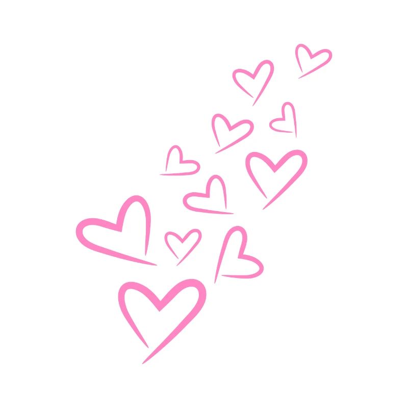 Herzchen Herz Muster Rosa