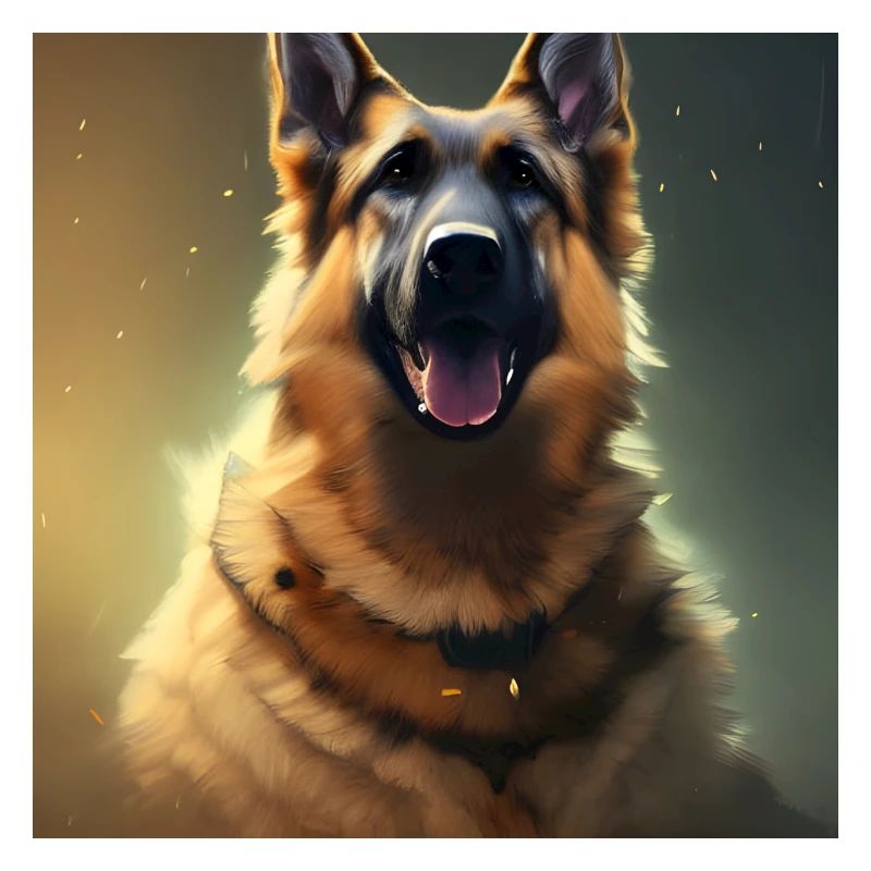 Süßer Deutscher Schäferhund
