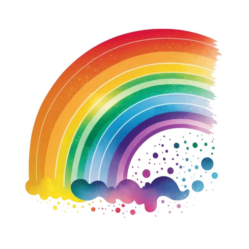 Regenbogen halbrund