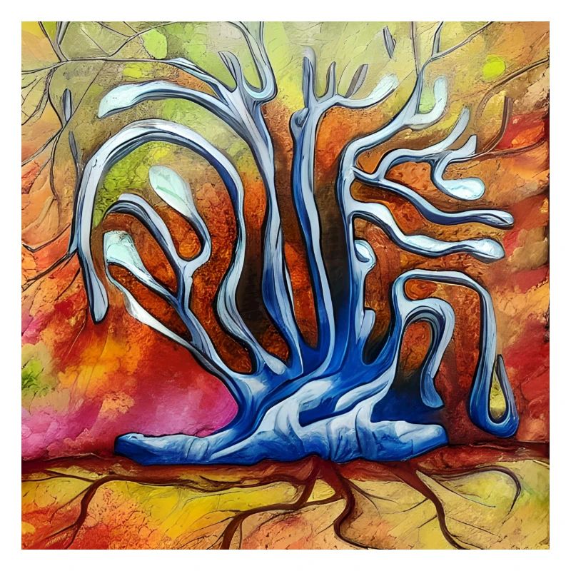 old tree during sunny summer day