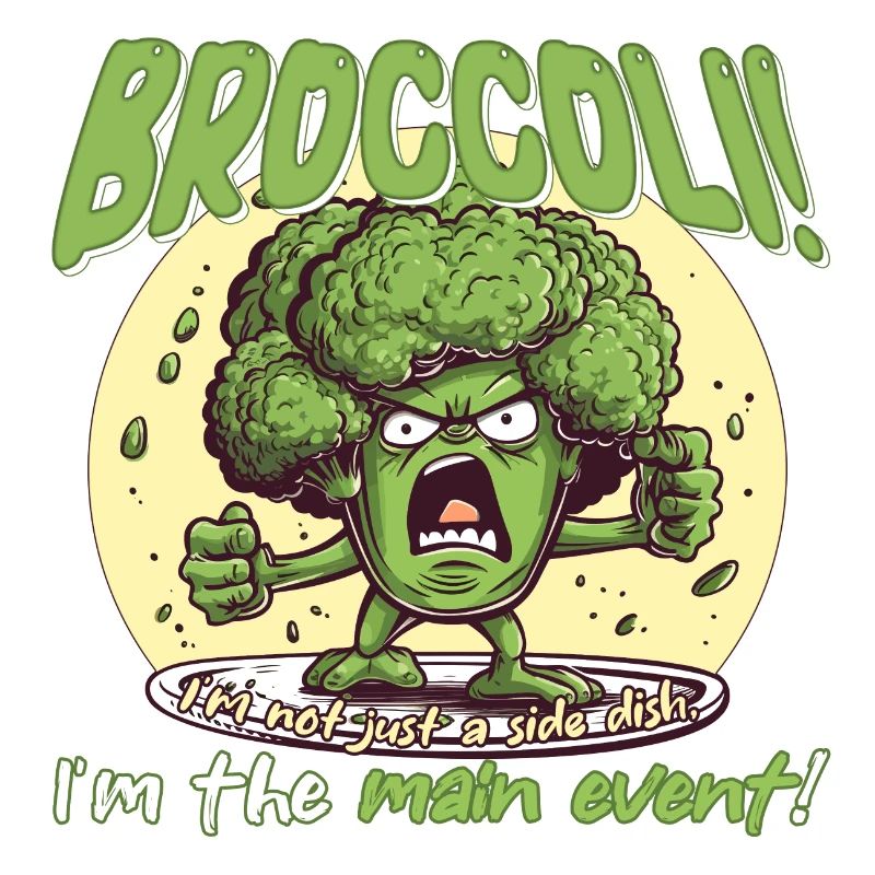 Broccoli - not a side dish - AI generated