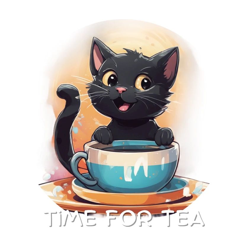 Chat au café