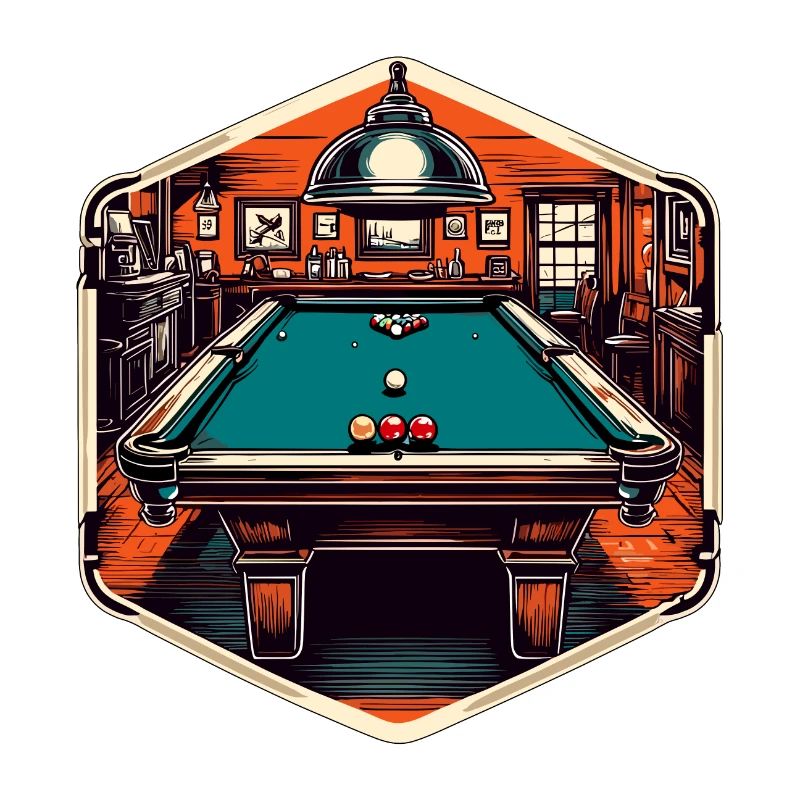 Billard / Boule de billard / 8 boules / billard / Kö