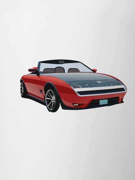 Rotes Cabrio