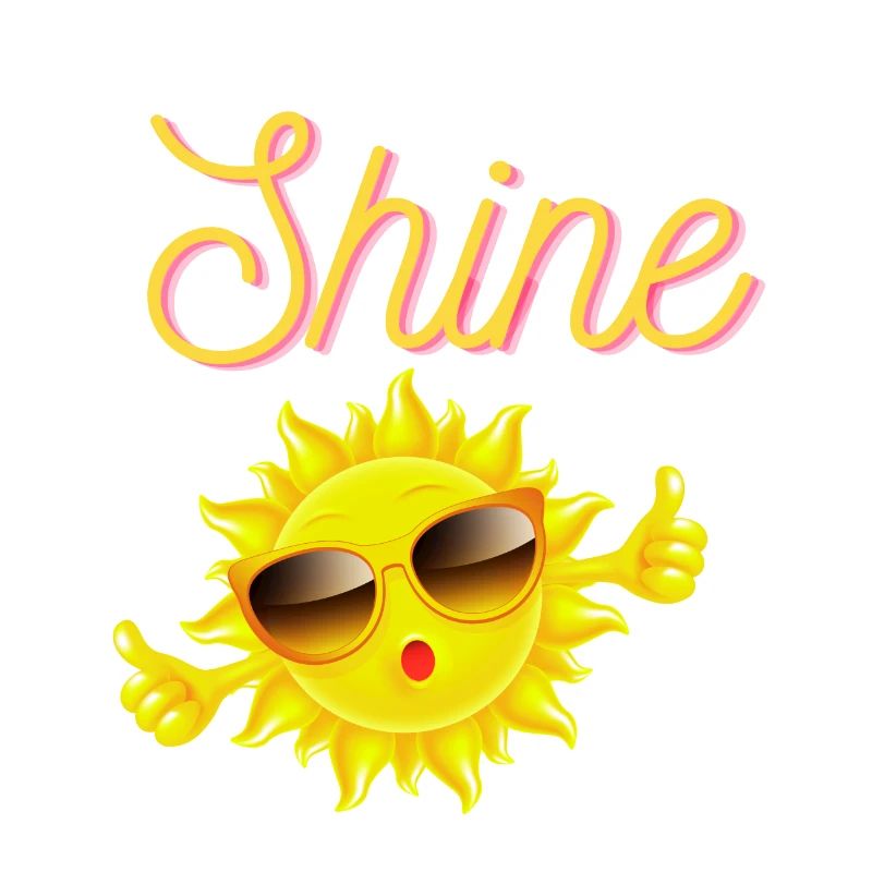 T-shirt soleil smiley