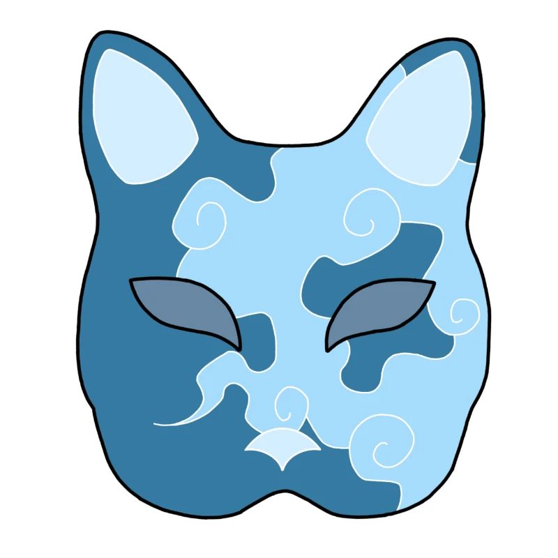 Clouds Neko Mask