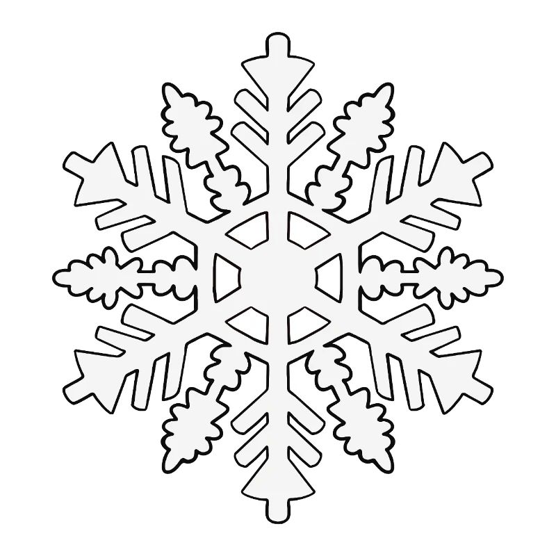 Snowflake Silhouette
