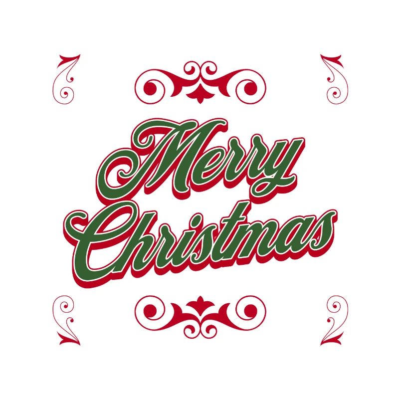 Merry Christmas Script Festive