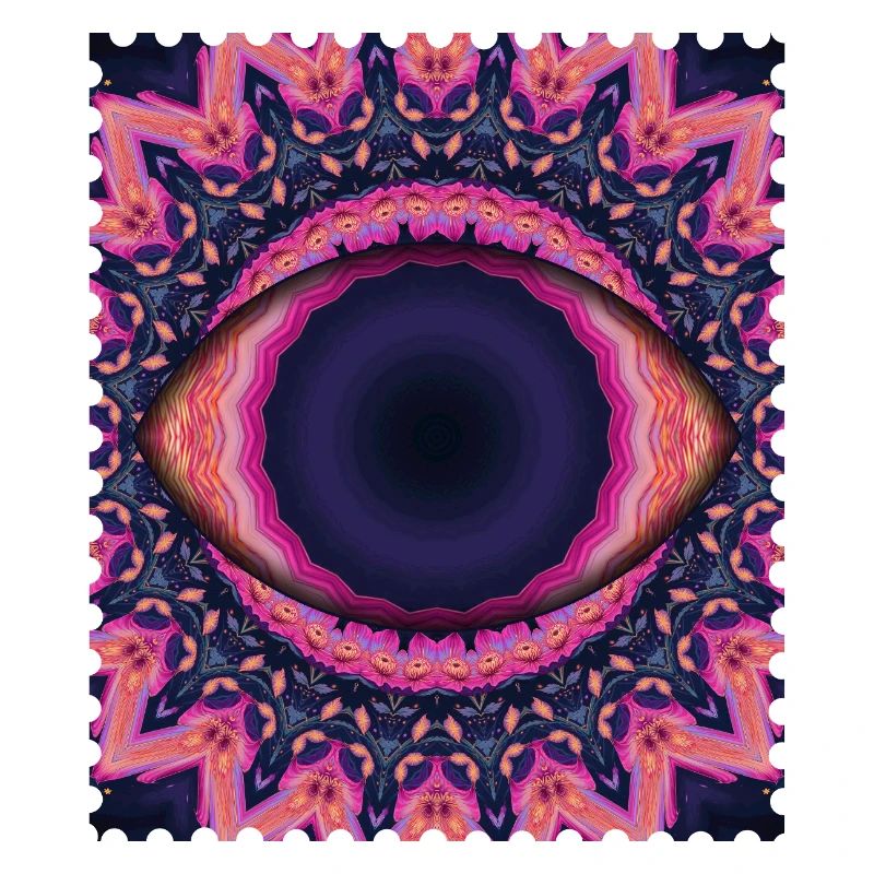 Psychedelic Eye Mandala