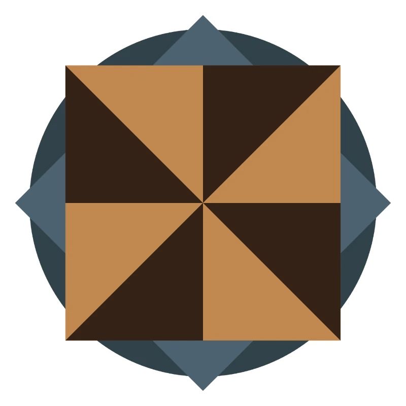 GÉOMÉTRIE DU NOYAU PYRAMIDAL | Œuvres d’art Basic Shapes