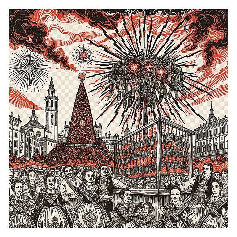 Tradition des Fallas de Valence