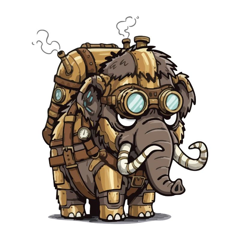 Mammoth Steampunk gepanzerter Dampfkessel