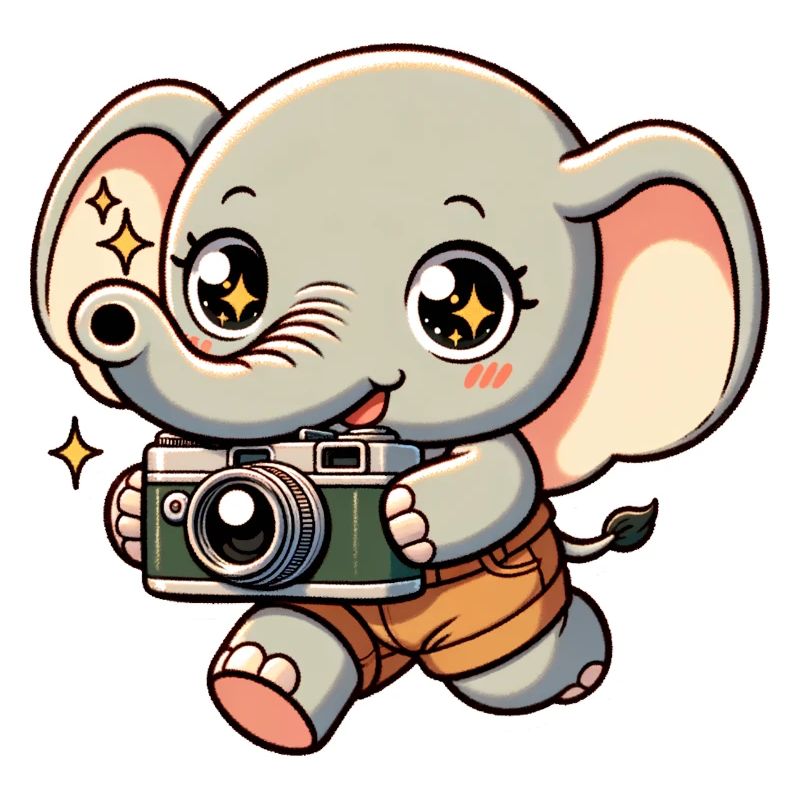 Photographie d’éléphant petit éléphant Shutterbug