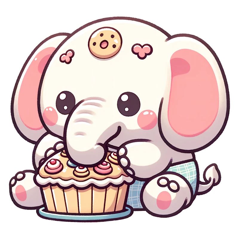 Elephant Baking Ele-bake-tion Kid's Top