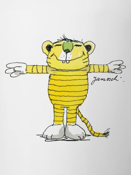 Janosch Tiger Pose
