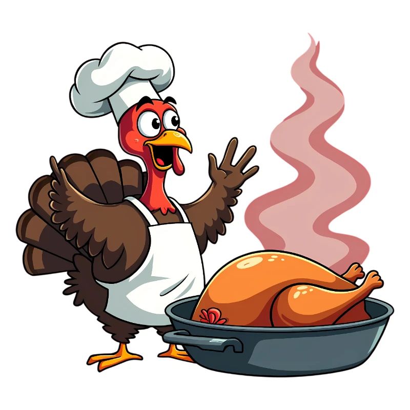 Cuisinier de dinde de Thanksgiving