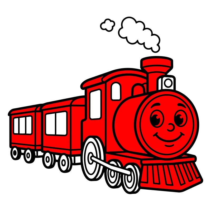 Train children