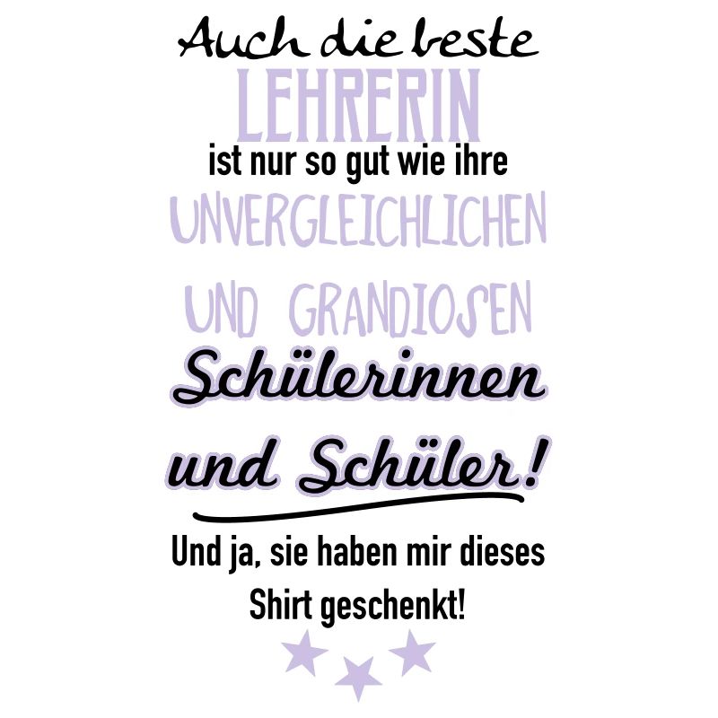 Beste Lehrerin Shirt
