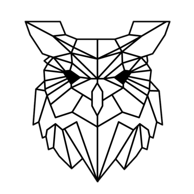 Schlichtes Eulen Design