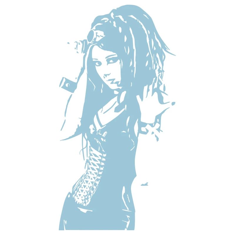 Blue Silhouette