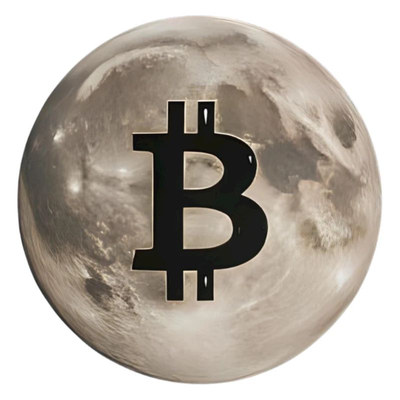 Bitcoin Moon Symbol