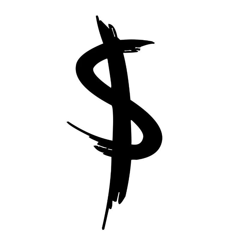 Signe de dollar Grafitti