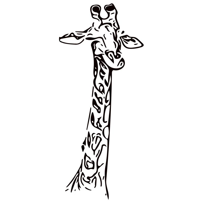 Vintage Vector Giraffe
