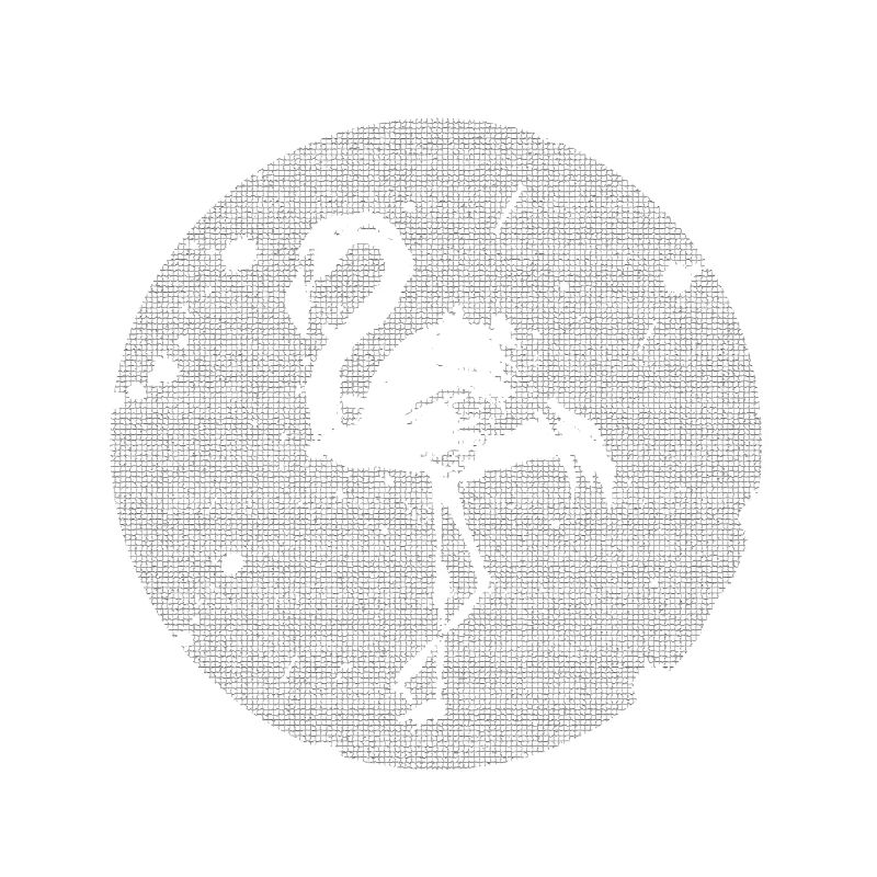 Flamant noir et blanc