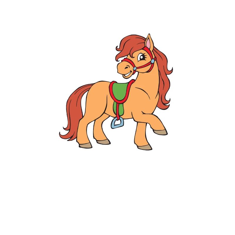 Mädchen Pony