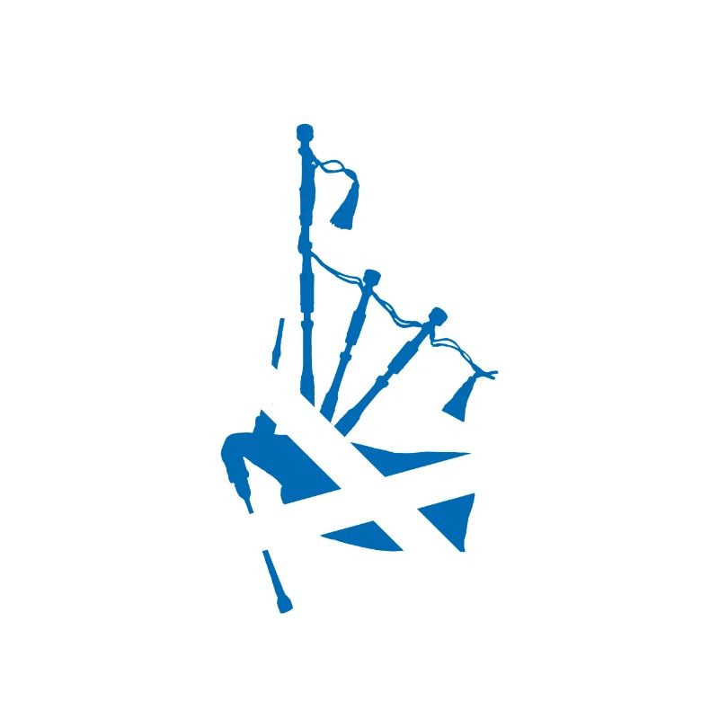 Cornemuse et drapeau écossais