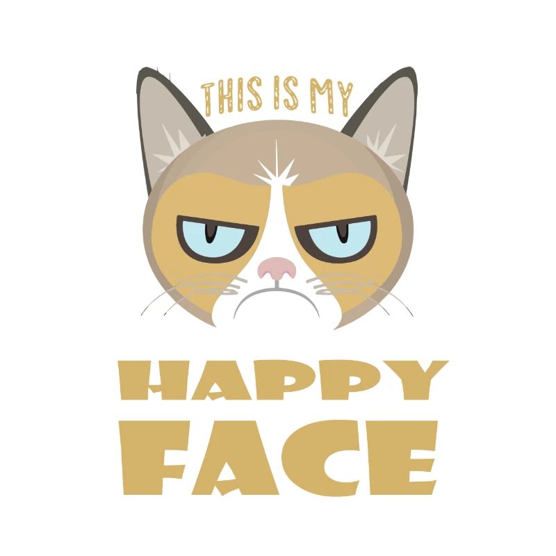 C’est mon visage heureux