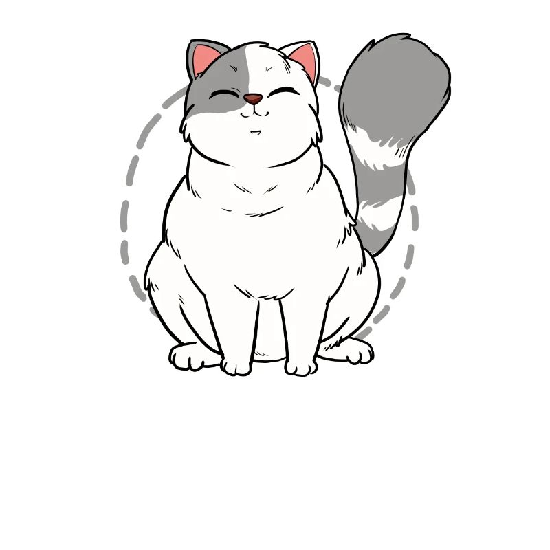 Chatte grasse forme moelleuse moelleuse