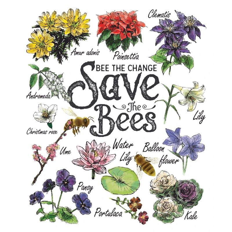Save the Bees Art Gift