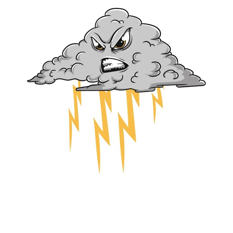 Angry Cloud Causing Lightning Thunderstorm Weather