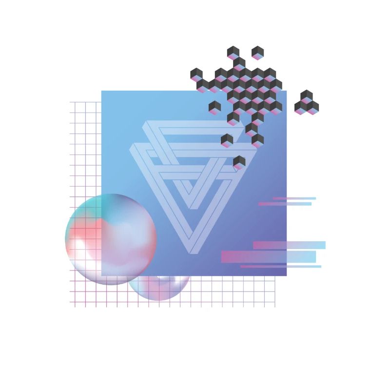 Geometry Triangles Geometrical Illusion Glitch