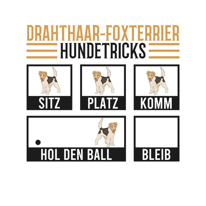Foxterrier Hundetricks Drahthaar-Foxterrier