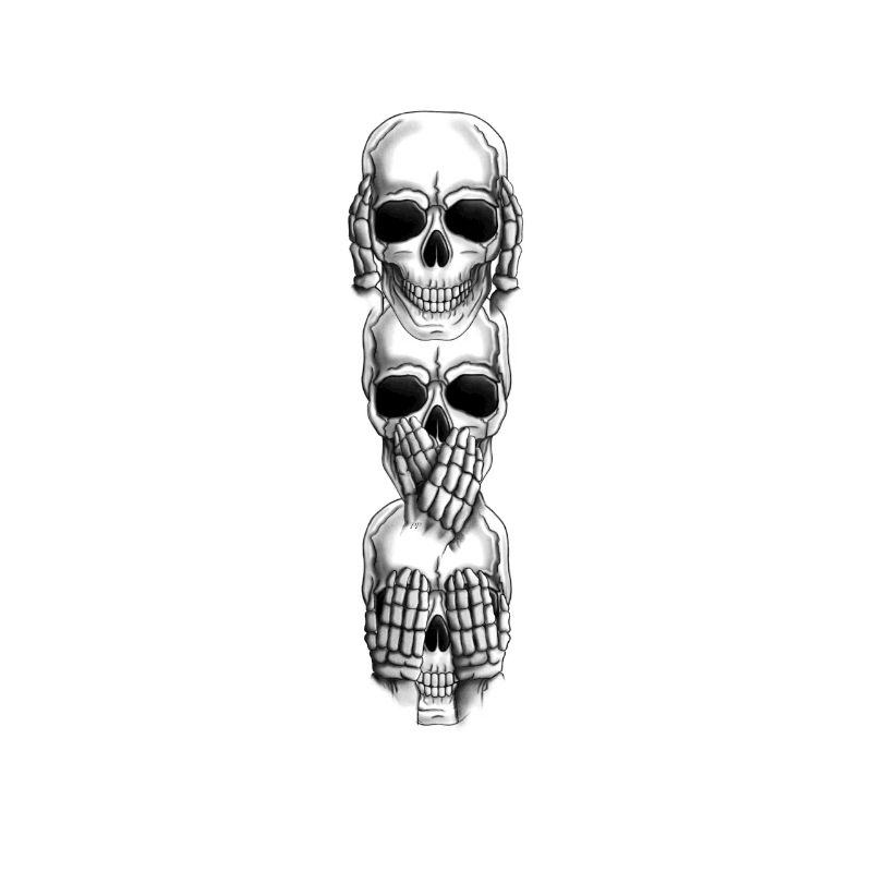 Skull gestures vertically