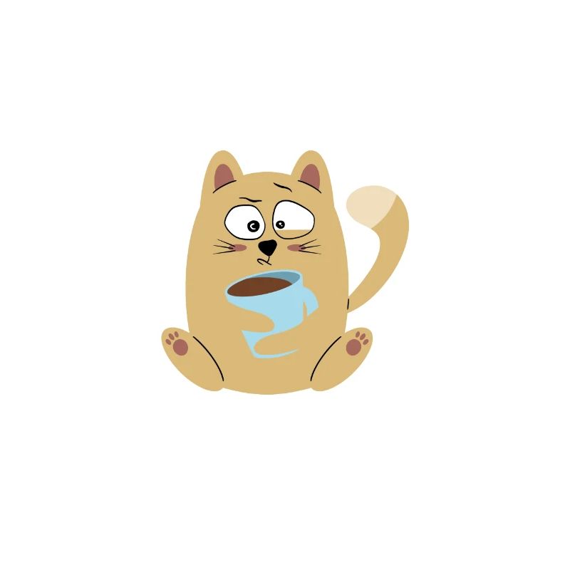 Coffee because Murder is wrong cat gift