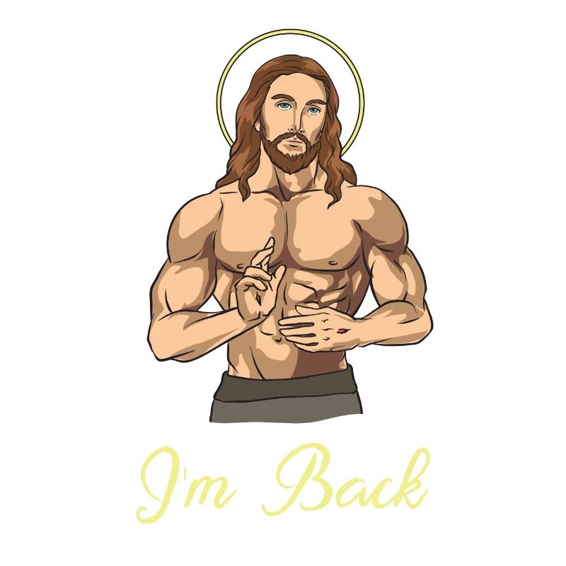 Jesus I'm Back Easter Gift Christian