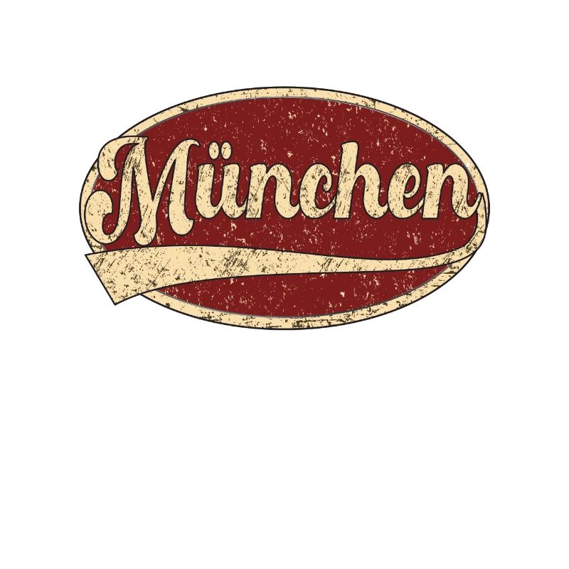 München Retro Tshirt Geschenk