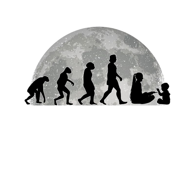 Kindergarten teacher Evolution Moon Educator Gift